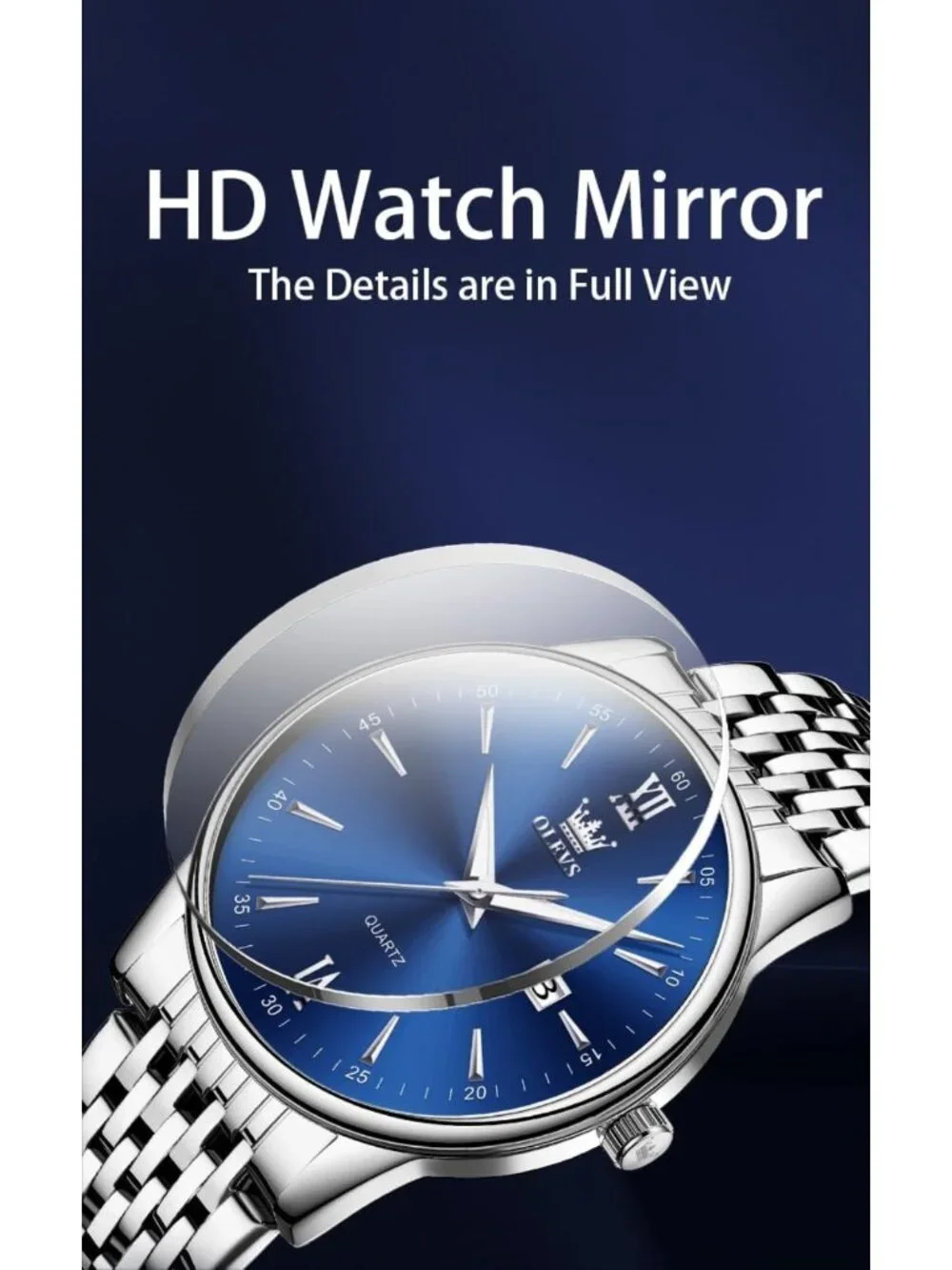 Luxury Stainless Steel Men's Watch - 30M Waterproof Quartz Dress Timepiece